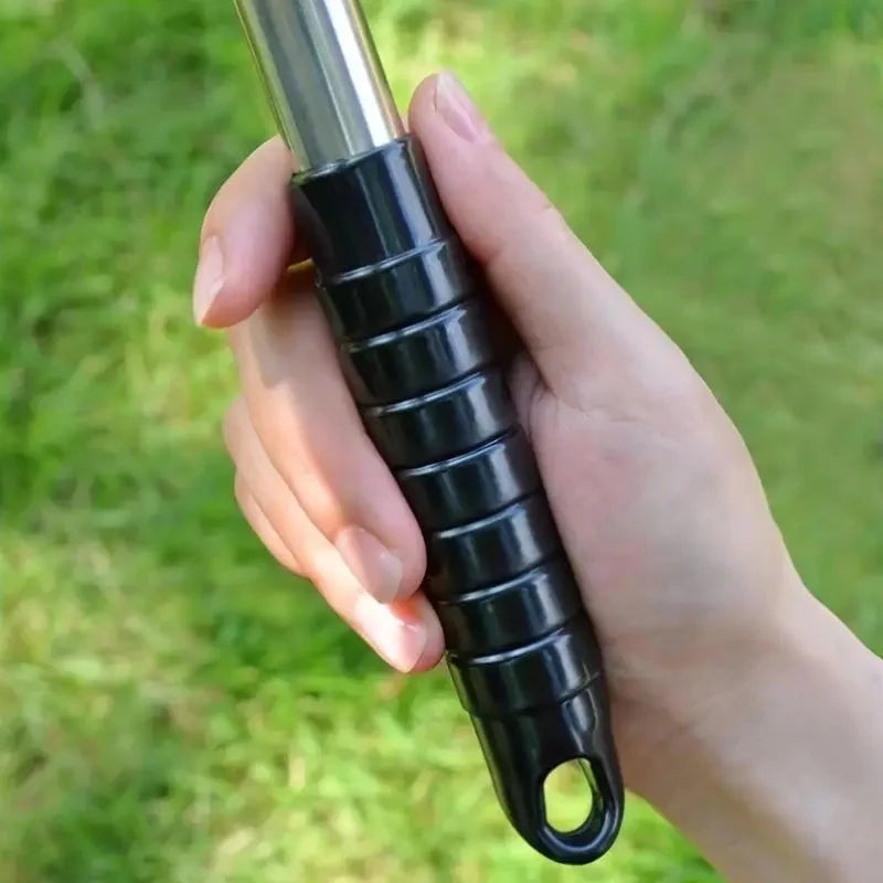 Garden Rake Telescopic Adjustable Width & Ergonomic Handle