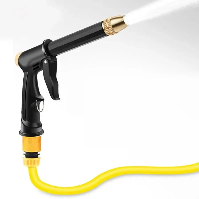 Garden Spray Gun High-Pressure Aluminum Head & Ergonomic Handle