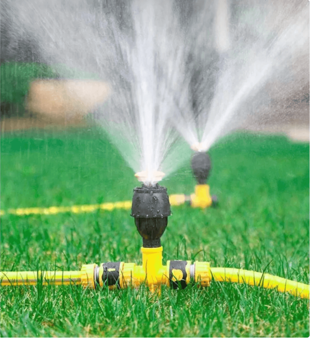 Garden Sprinkler Set 360 Degree Rotation Set of 4