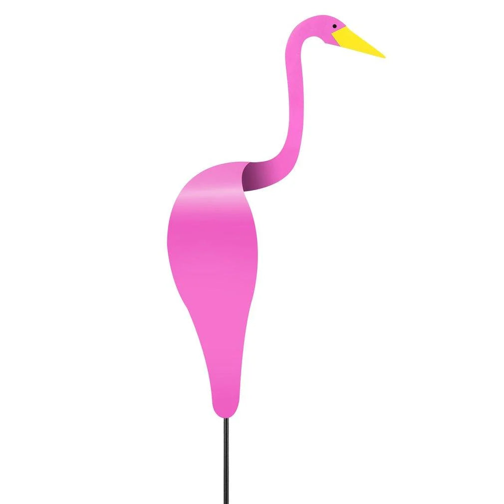 Garden Stake Flamingo Handcrafted Aluminum Wind Vane