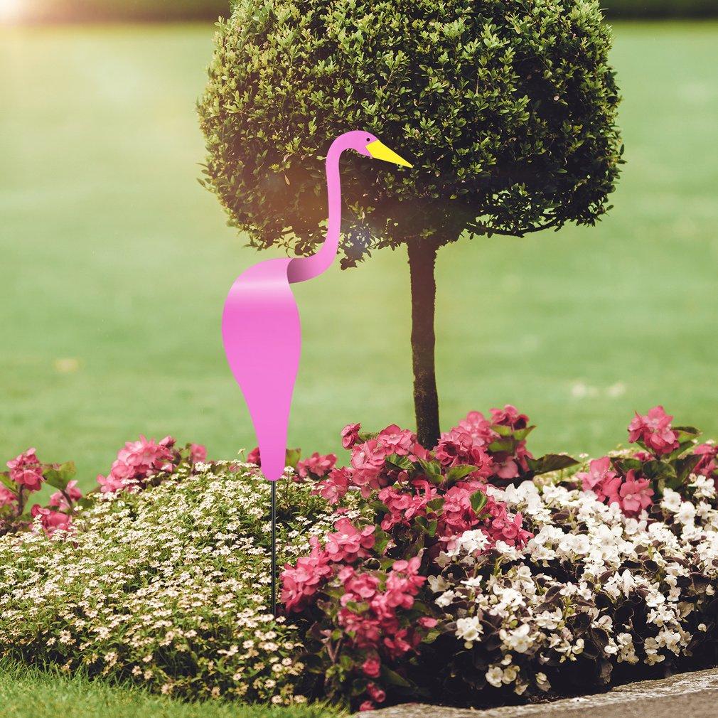 Garden Stake Flamingo Handcrafted Aluminum Wind Vane