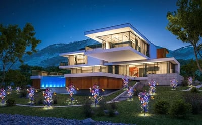 Garden Stake Light Solar-Powered Color-Changing LED Weatherproof