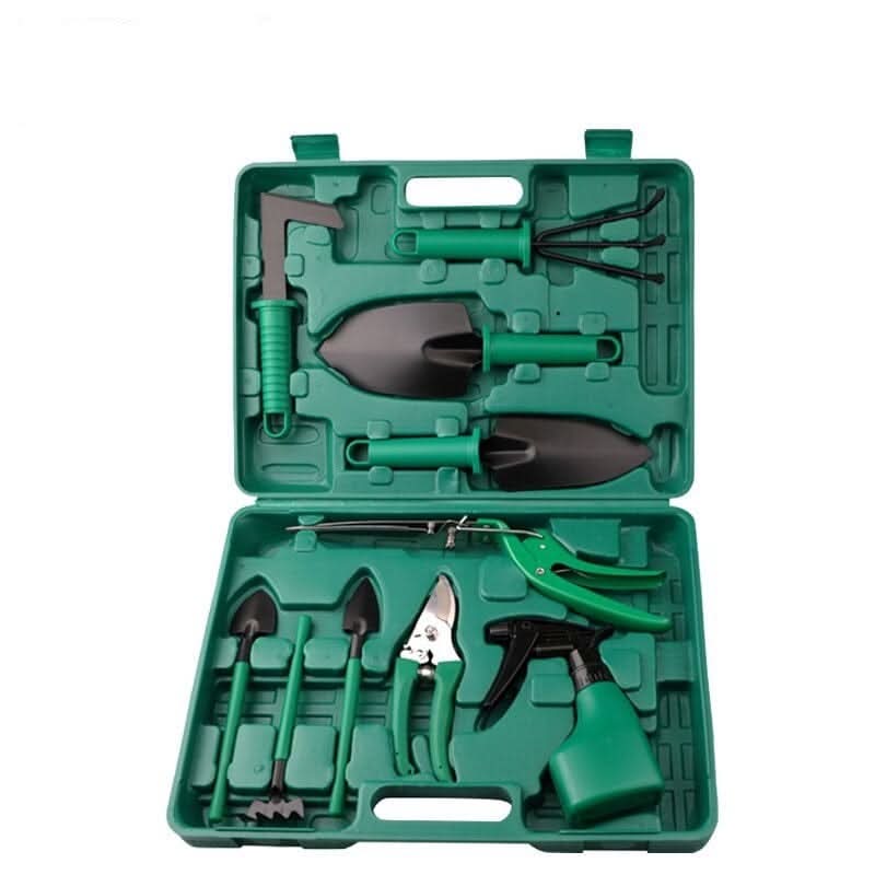 Garden Tool Set 10-Piece Stainless Steel & Ergonomic Padded Handles