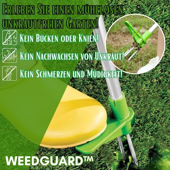 Garden Weed Puller Foot-Pedal Action Stainless Steel Claws