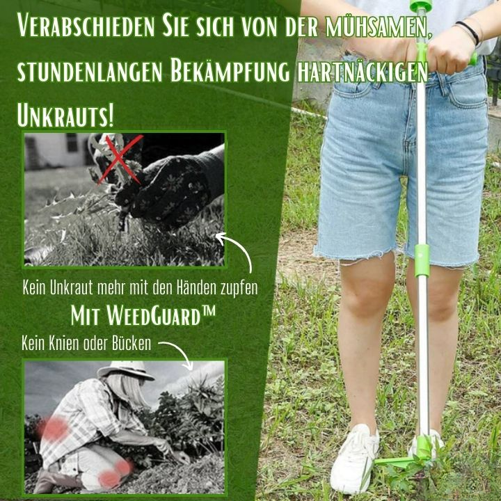 Garden Weed Puller Foot-Pedal Action Stainless Steel Claws