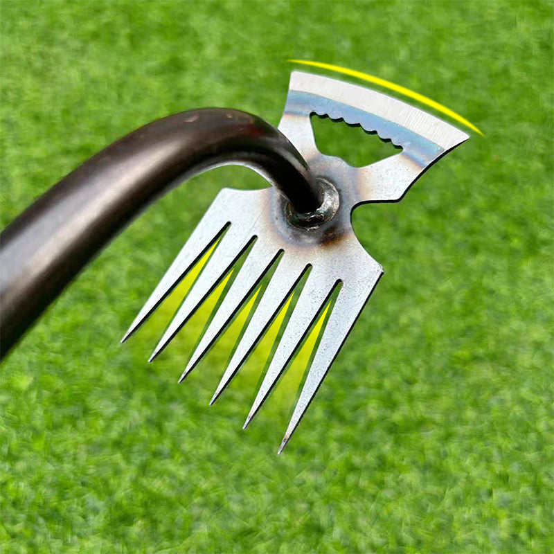 Garden Weed Remover Deep Root Stainless Steel Claws