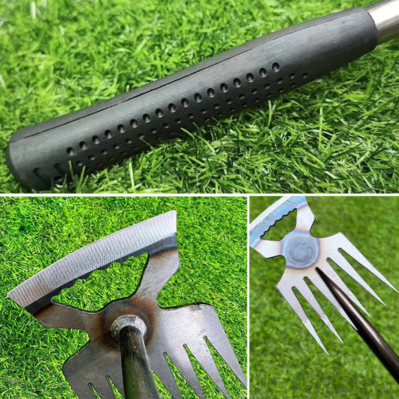 Garden Weed Remover Deep Root Stainless Steel Claws