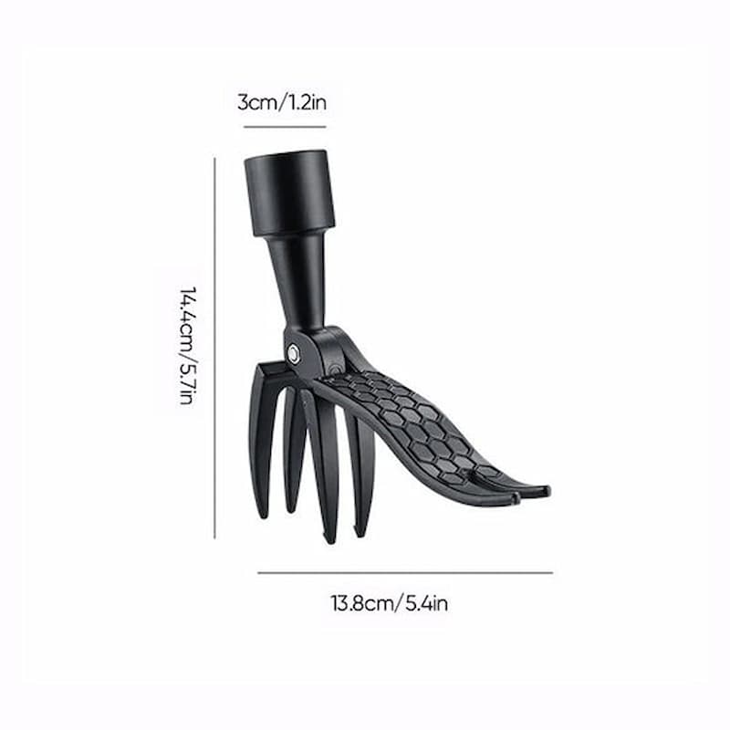 Garden Weed Remover Lever-Action Root-Grip Blades & Footplate