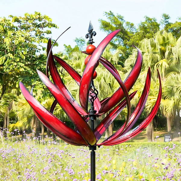 Garden Wind Spinner Low-Friction Bearing Weather-Resistant Metal