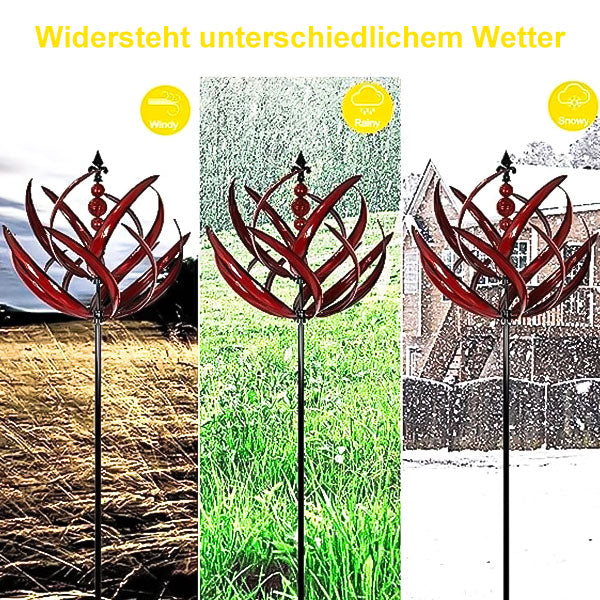 Garden Wind Spinner Low-Friction Bearing Weather-Resistant Metal