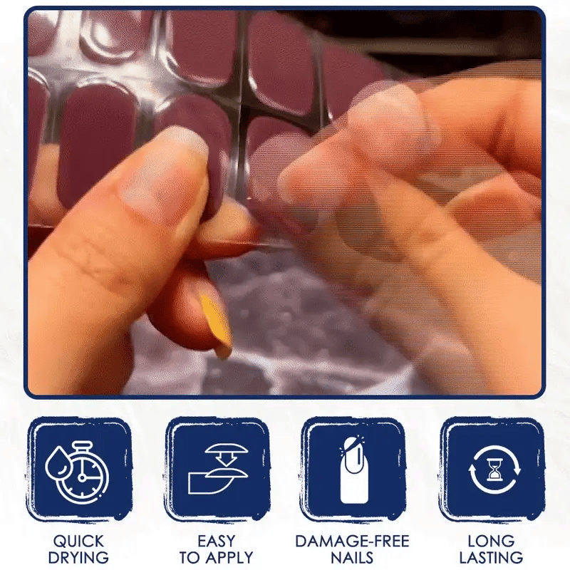 Gel Nail Kit Wireless LED USB-C 20 Stickers