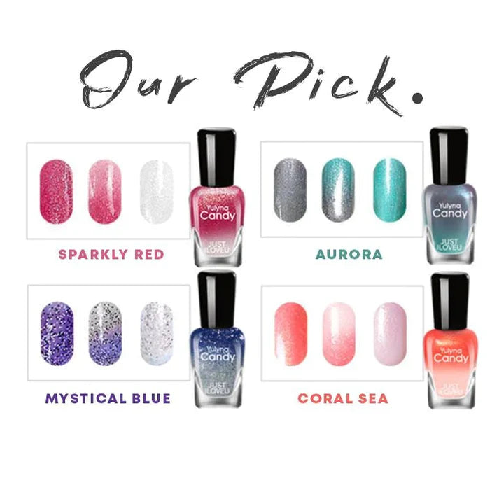 Gel Nail Polish Magnetic Color-Changing Galaxy Sparkle