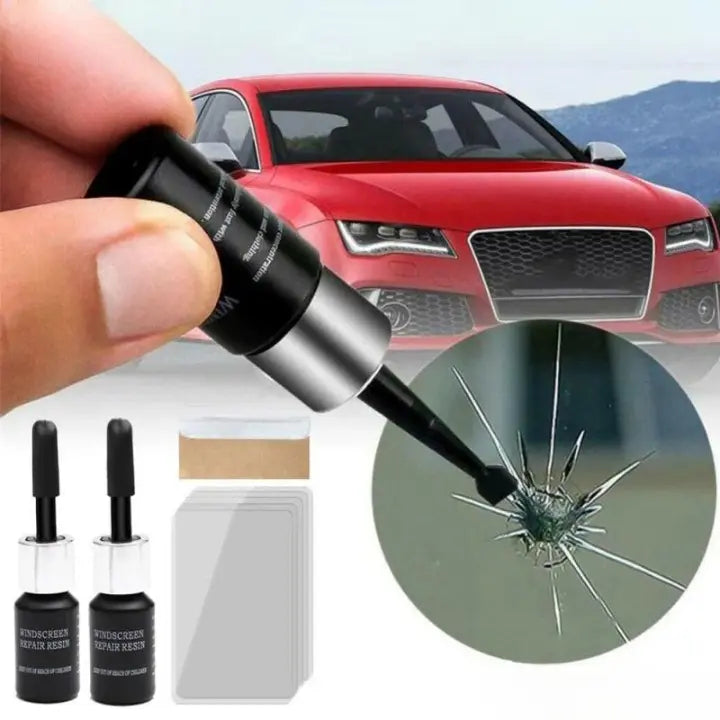 Glass Repair Kit Nano Resin Clear Finish