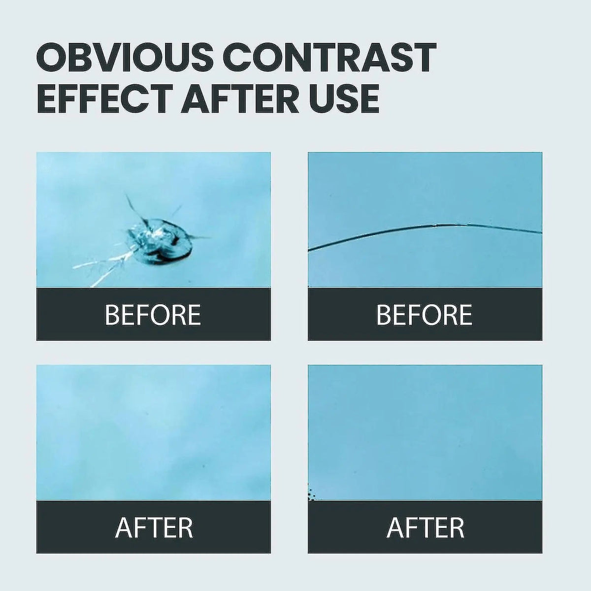 Glass Repair Kit Nano Resin Clear Finish