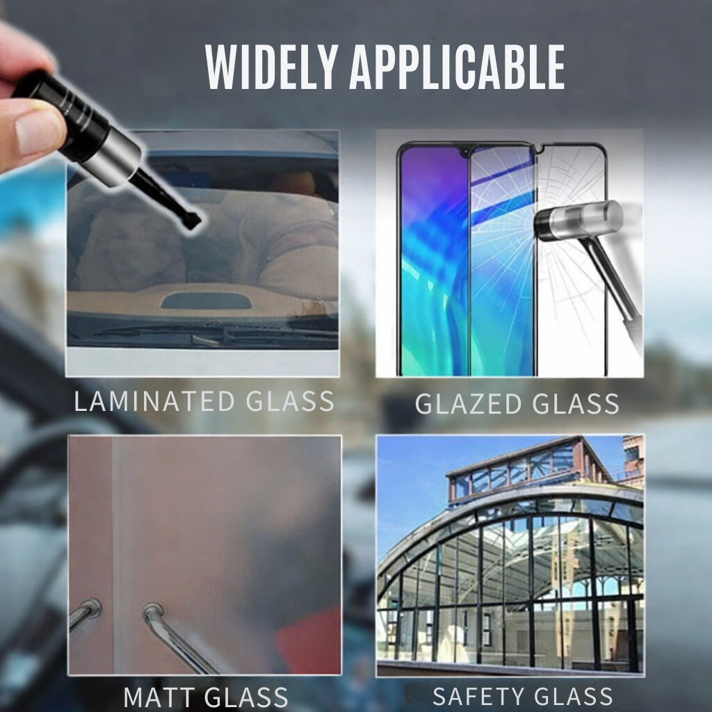 Glass Repair Kit Nearly Invisible High-Strength 2-Pack
