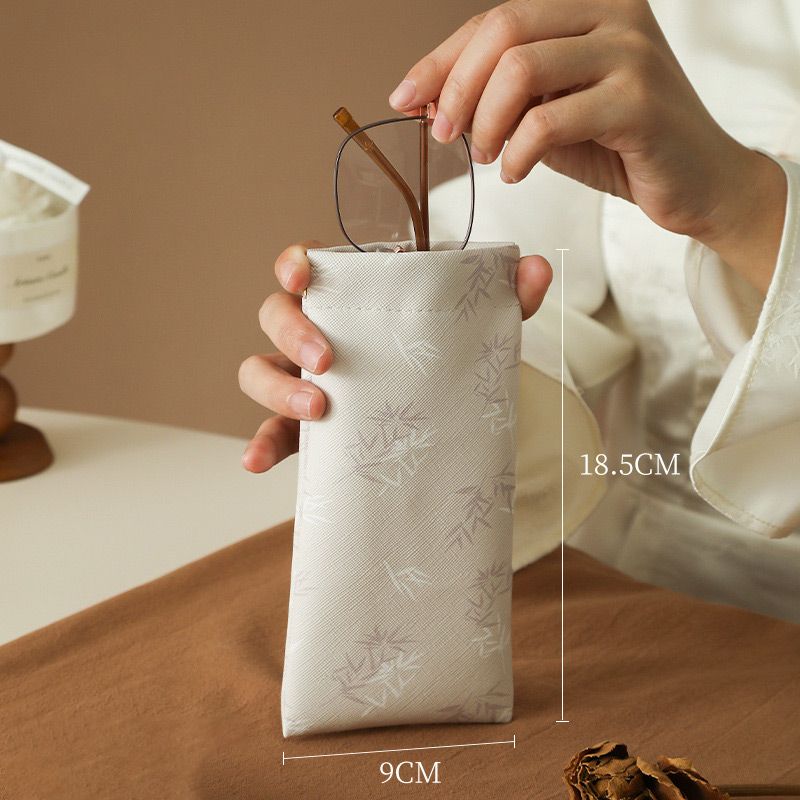 Glasses Case Self-Closing Microfiber Lined
