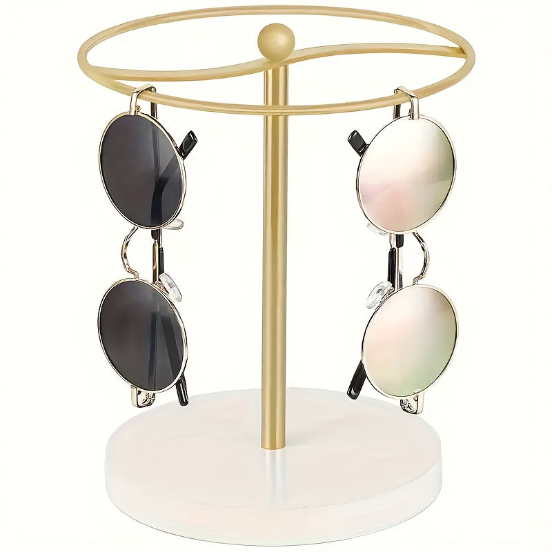 Glasses Holder Round Metal Heavy Base