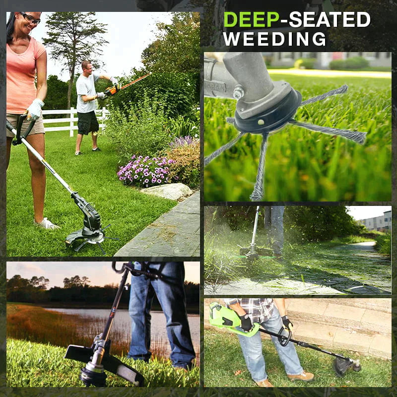 Grass Trimmer Attachment Steel Wire Cutting Disc