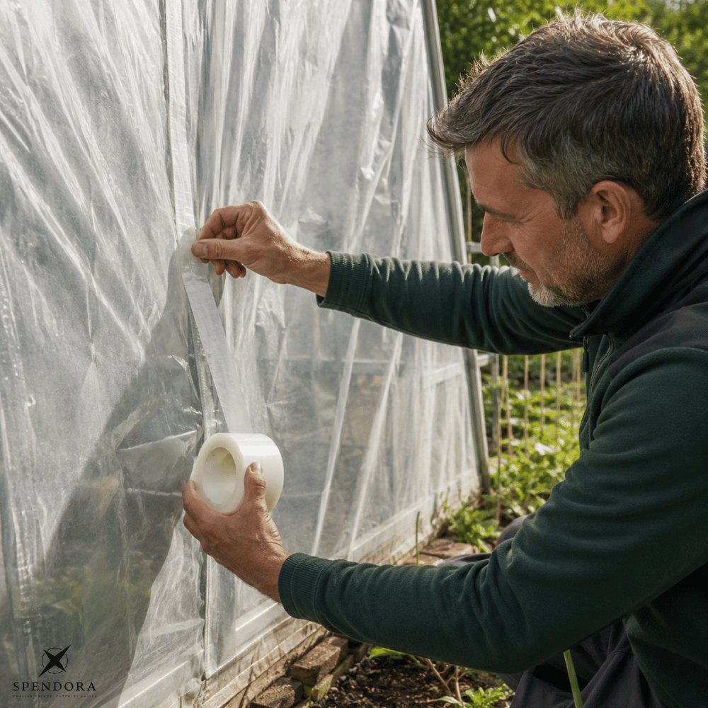 Greenhouse Repair Tape Transparent Weatherproof Strong Adhesion