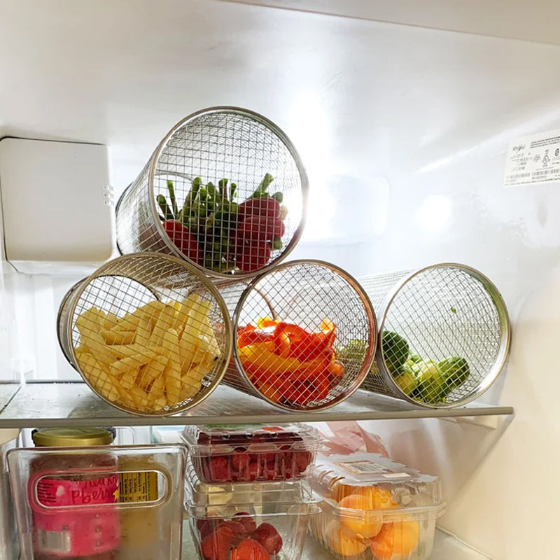 Grill Basket 360° Rotating Stainless Steel Dishwasher Safe