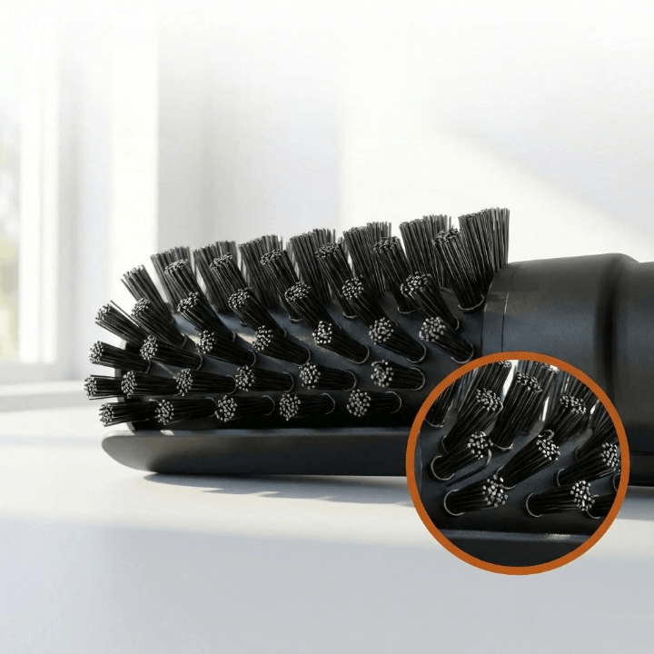Grill Brush Electric Cordless 180° Rotating Food-Safe Nylon Bristles