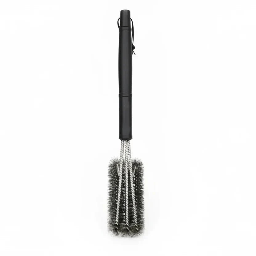 Grill Brush Stainless Steel Bristles Ergonomic Non-Slip Handle
