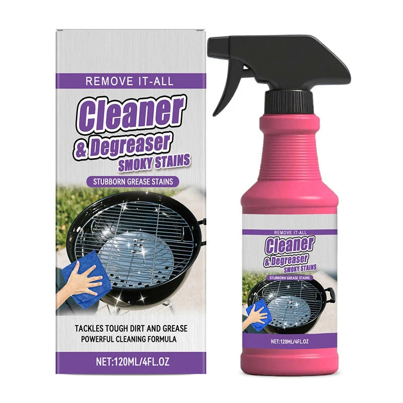 Grill Degreaser Fast-Acting Spray & Wipe 120 ml