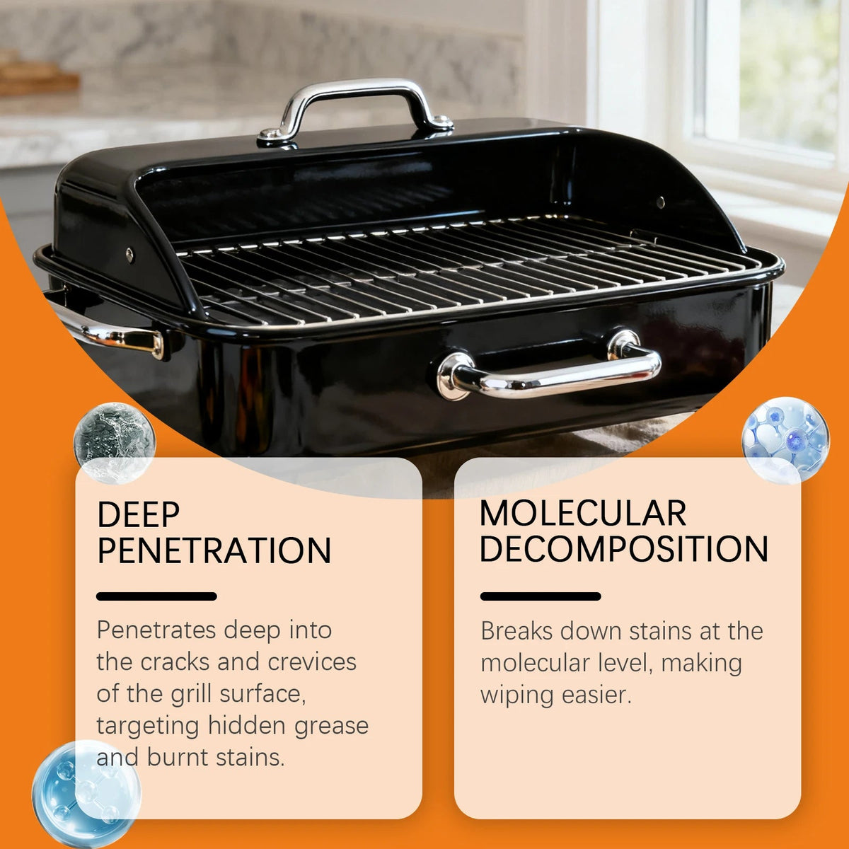Grill & Oven Cleaner Fast-Acting Grease Remover Spray
