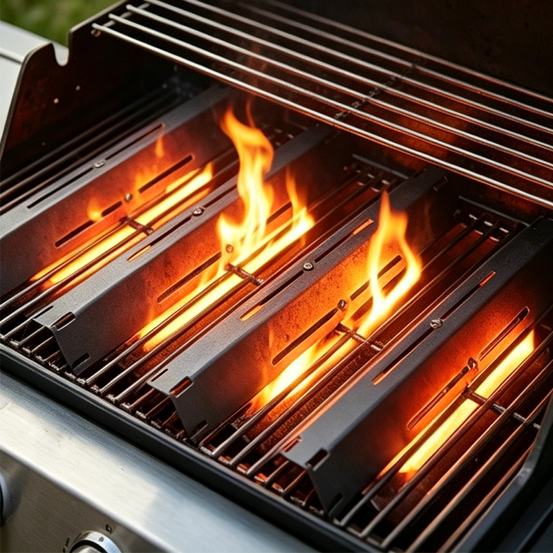 Grill Plate Porcelain-Coated Steel Even Heat Adjustable