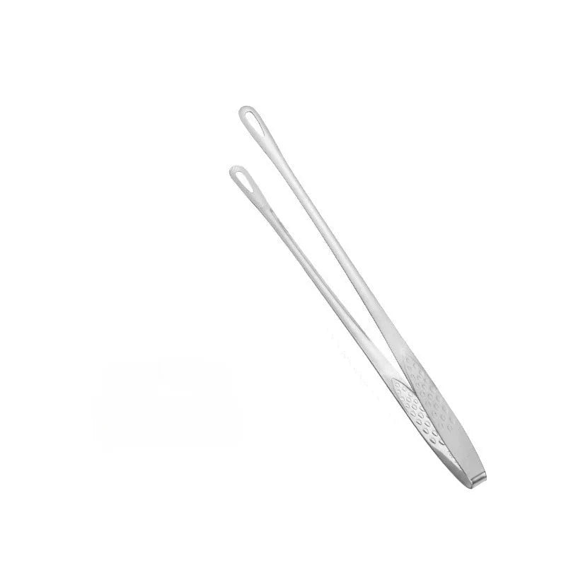 Grill Tongs Extended Handle Stainless Steel & Non-Slip Grip