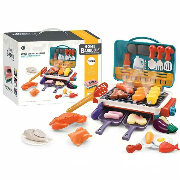 Grill Toy Light & Sound Steam Color-Changing Food