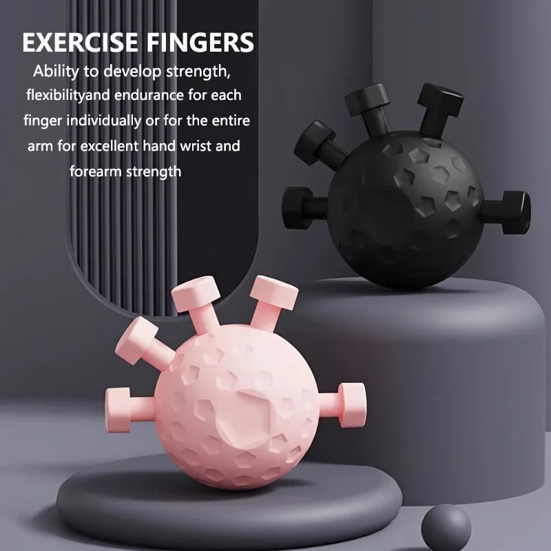 Grip Ball Trainer Adjustable Resistance Per Finger Strengthening