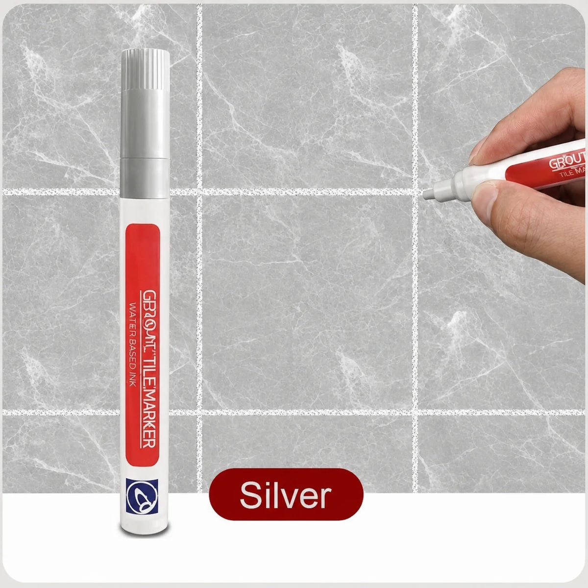 Grout Pen Covers Stains Waterproof & Mold-Resistant