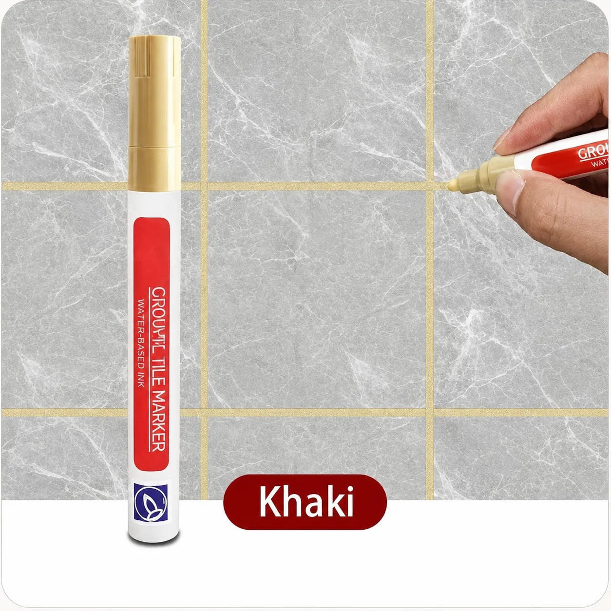 Grout Pen Covers Stains Waterproof & Mold-Resistant
