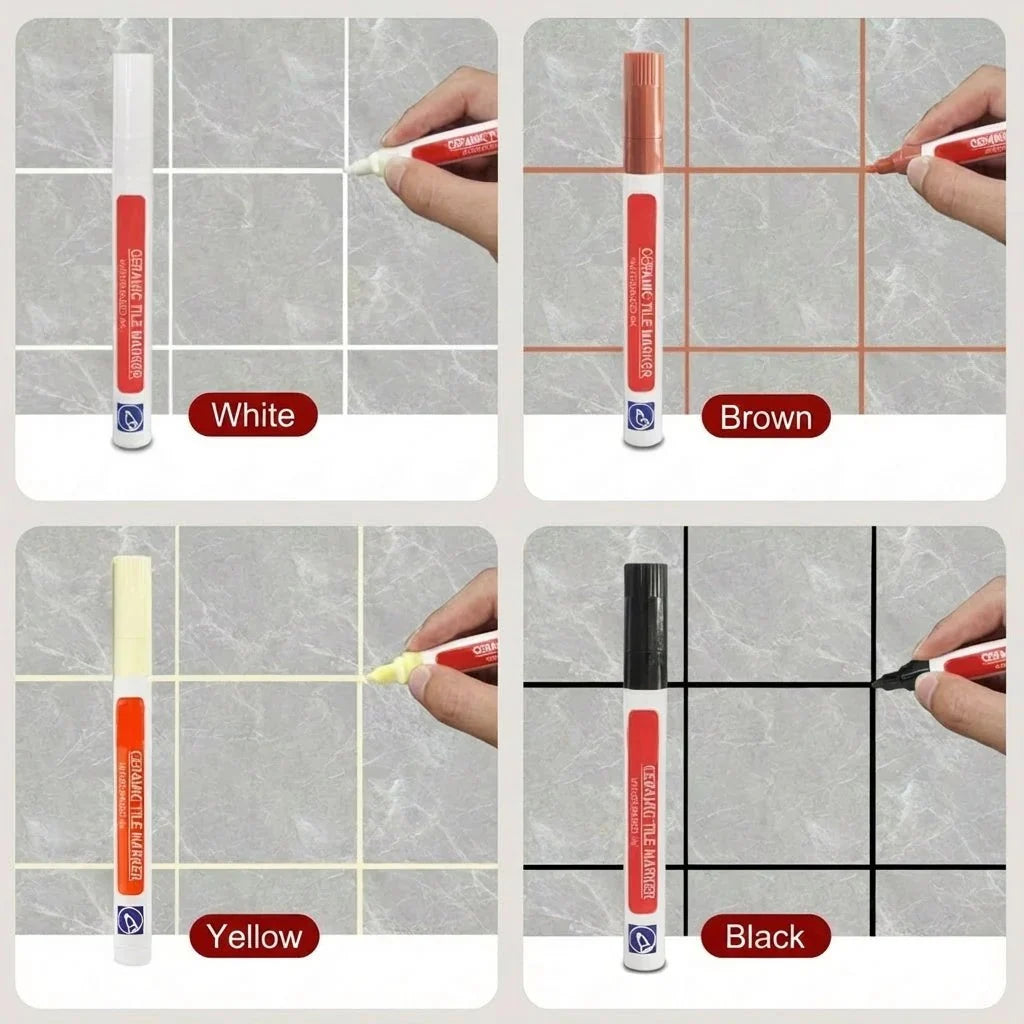 Grout Pen Covers Stains Waterproof & Mold-Resistant