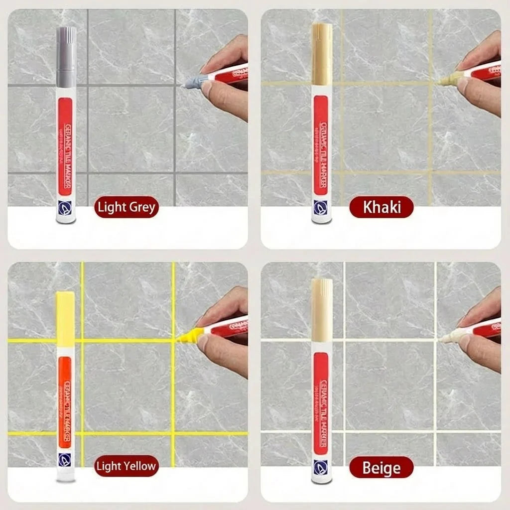 Grout Pen Covers Stains Waterproof & Mold-Resistant