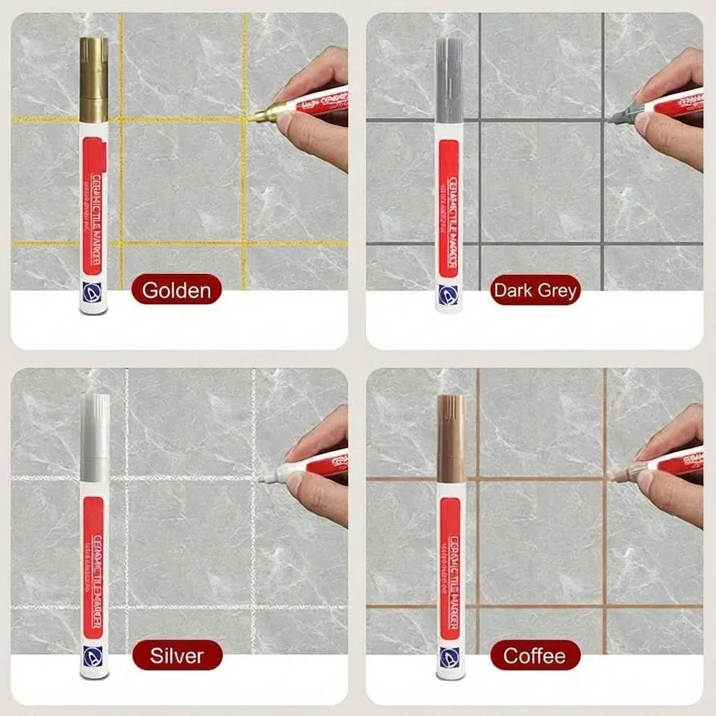 Grout Pen Covers Stains Waterproof & Mold-Resistant