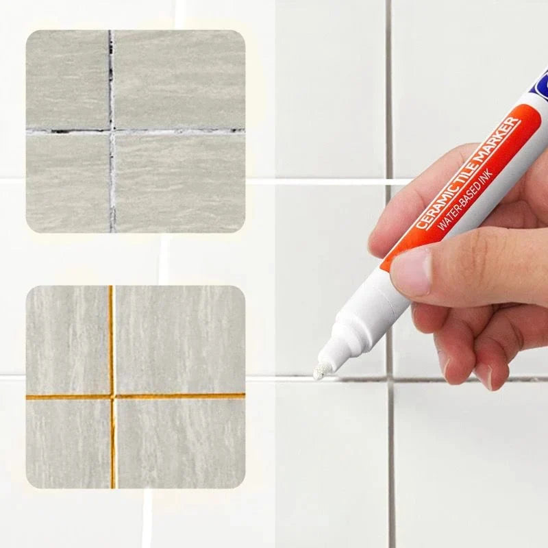 Grout Pen Covers Stains Waterproof & Mold-Resistant