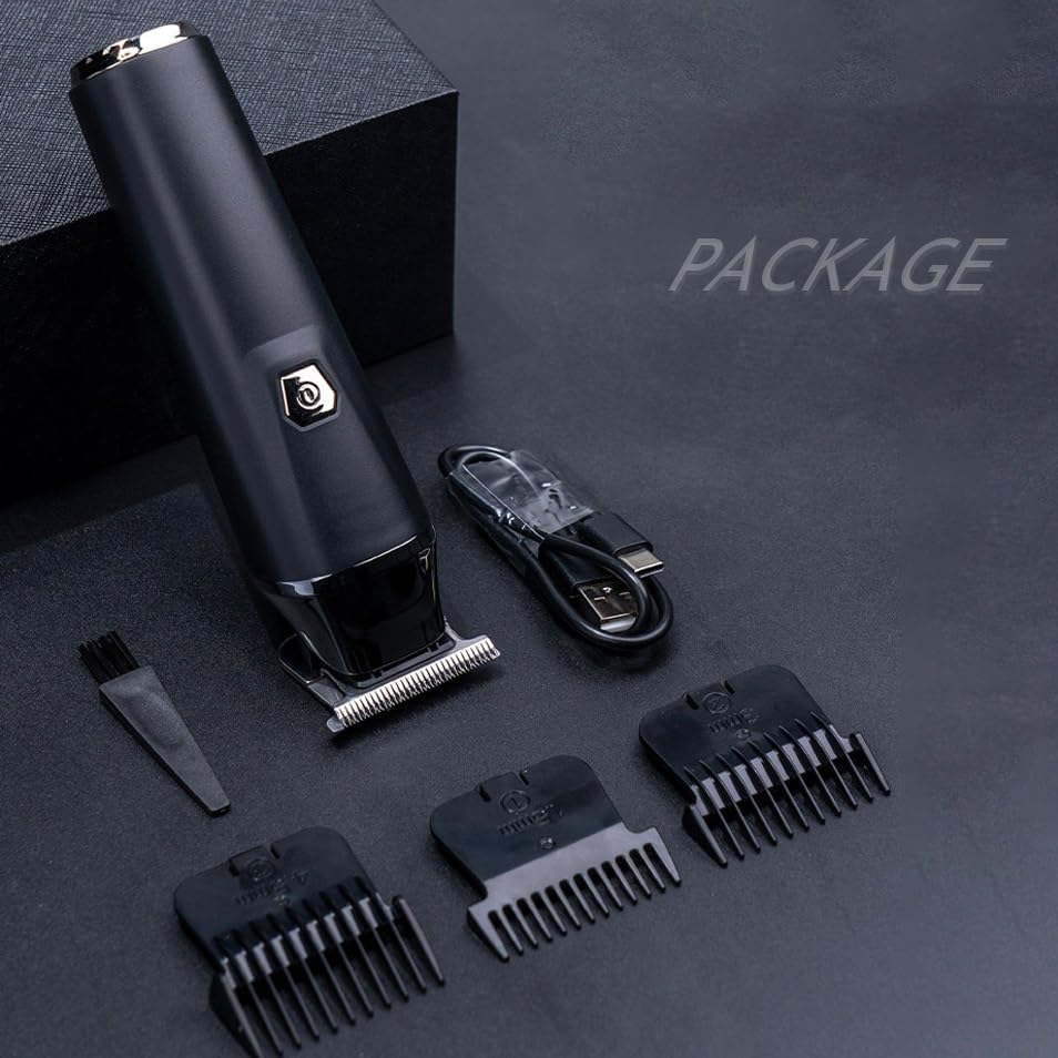 Hair Clipper Cordless USB Rechargeable Washable Blades & LCD Display