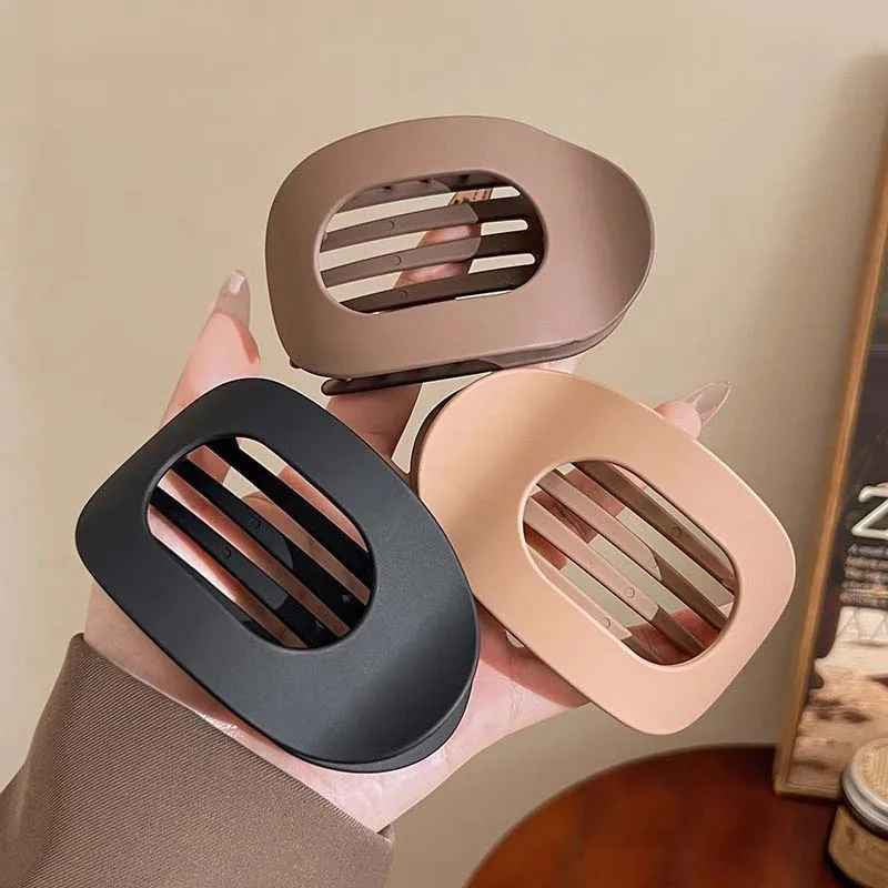 Hair Clips Large Matte Curved Oval Secure Hold