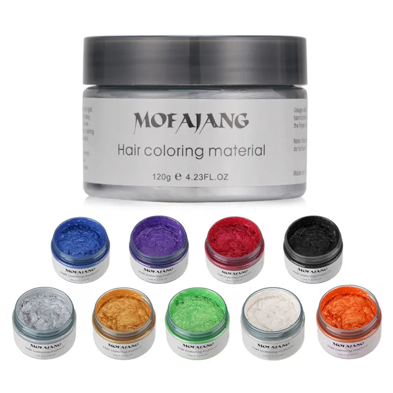 Hair Color Wax Plant-Based Washable Non-Sticky