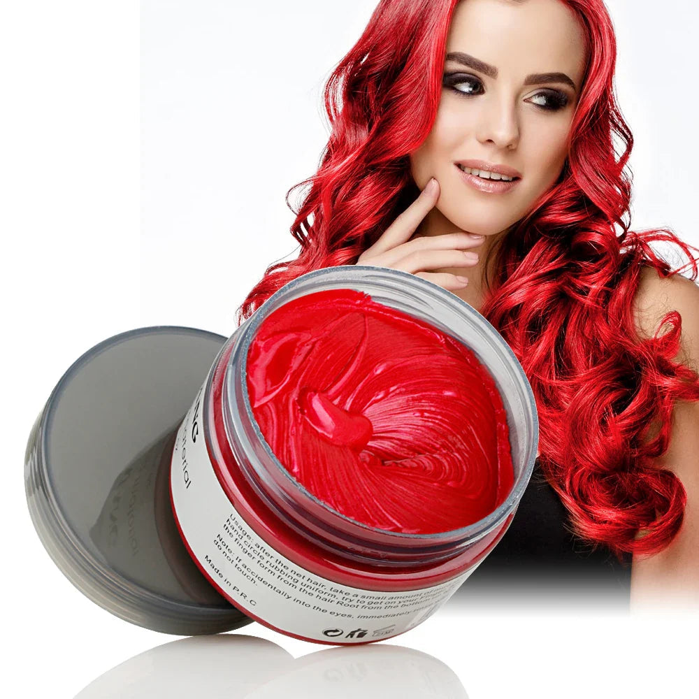 Hair Color Wax Plant-Based Washable Non-Sticky