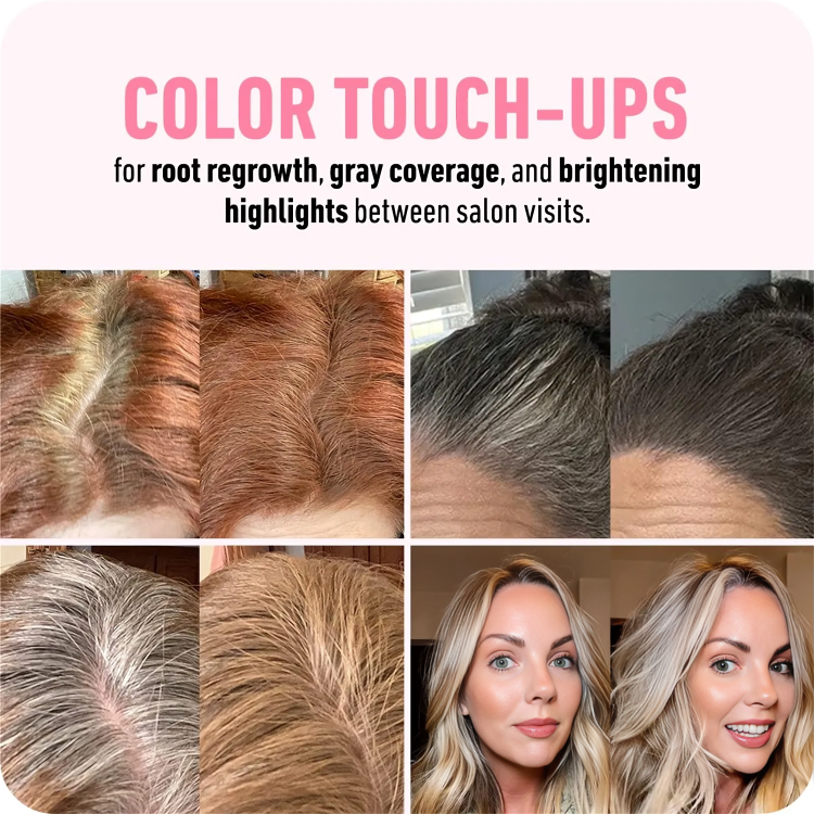 Hair Concealer Powder 48-Hour Coverage Puff Applicator