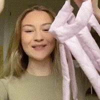 Hair Curling Band Heat-Free Cotton-Satin