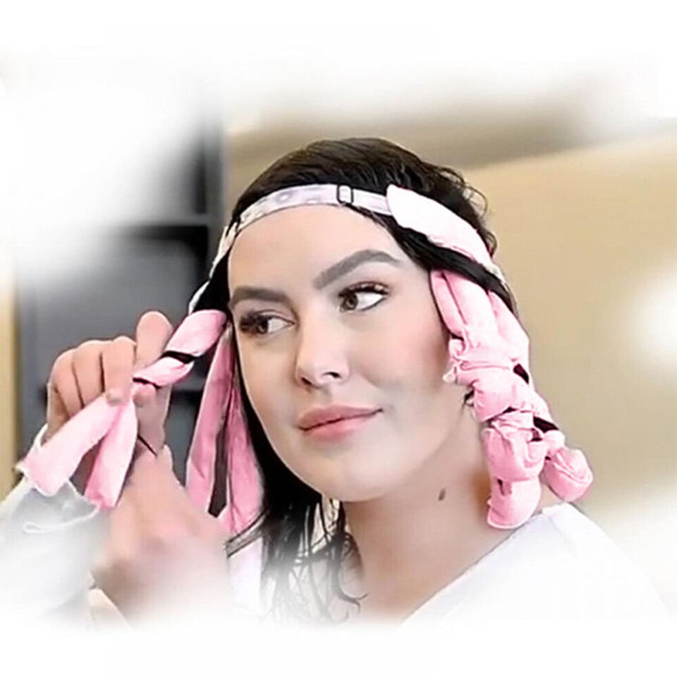 Hair Curling Band Heat-Free Cotton-Satin