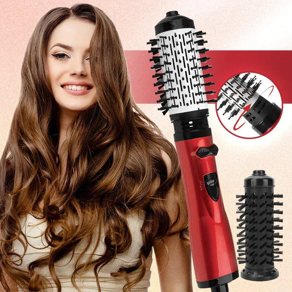 Hair Dryer 3-in-1 Rotating & Interchangeable Brushes