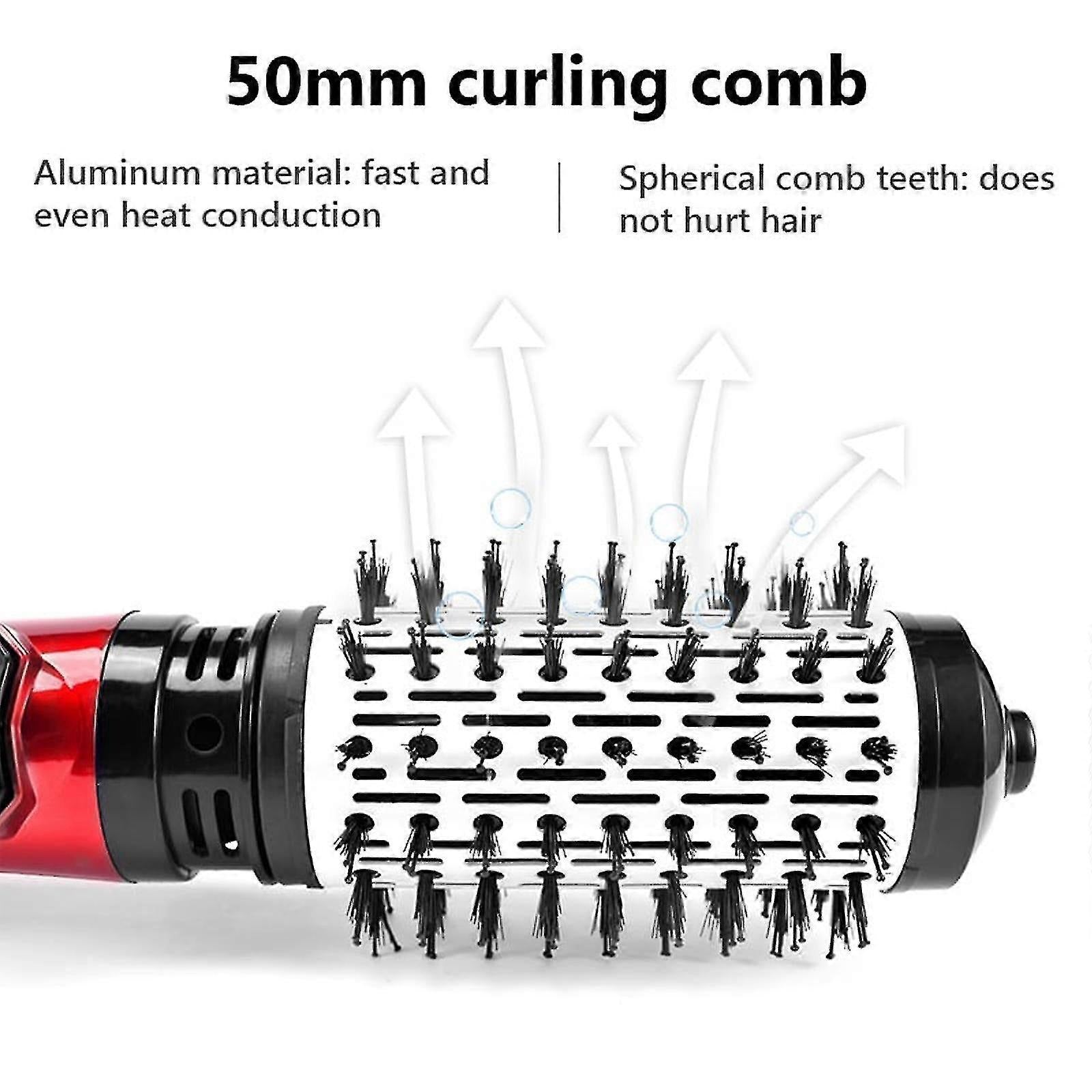 Hair Dryer 3-in-1 Rotating & Interchangeable Brushes