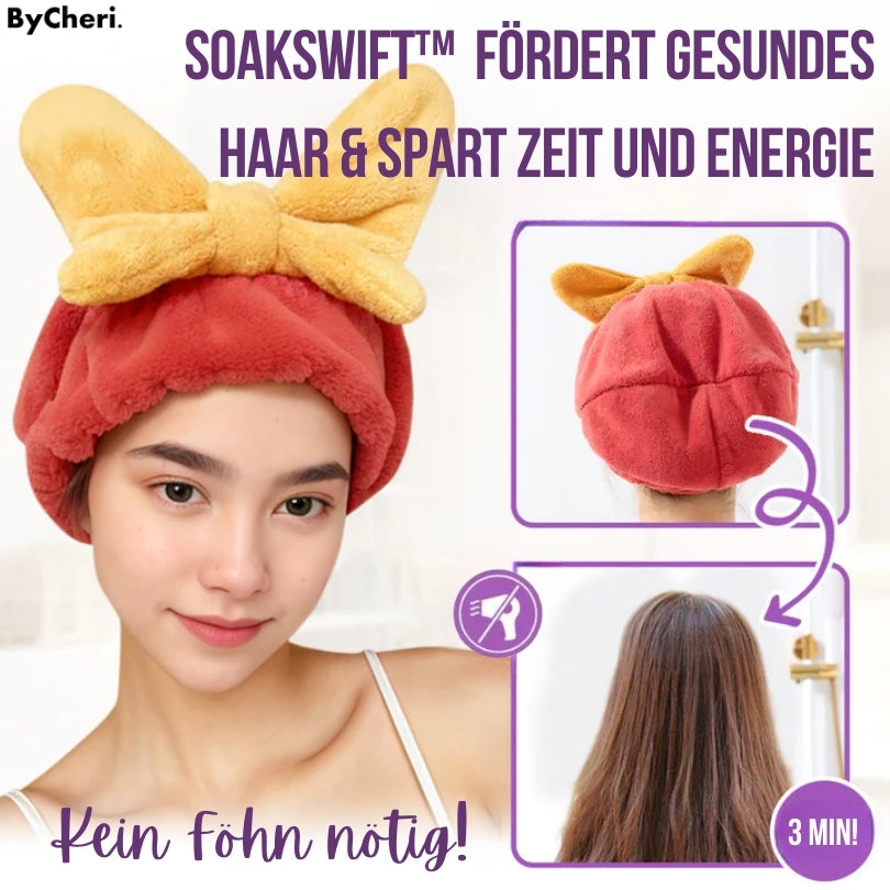 Hair Drying Towel Quick-Drying Microfiber Lightweight & Secure Wrap