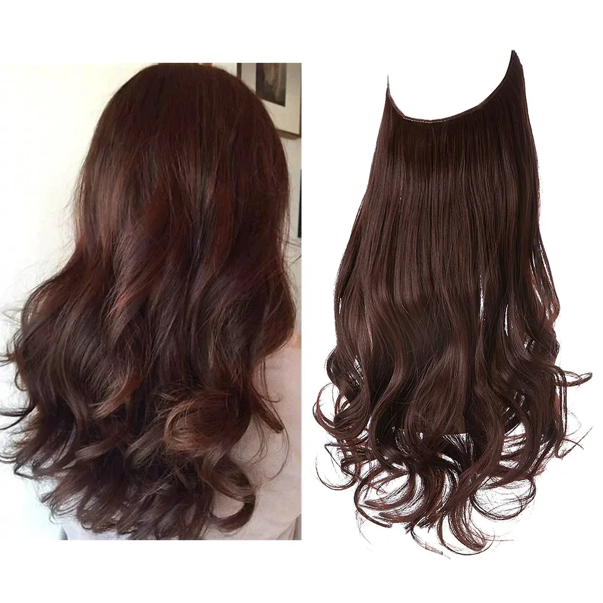 Hair Extensions Remy Real Hair Tangle-Free & Heat-Resistant