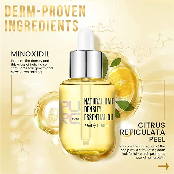 Hair Growth Oil Nourishing Botanical Blend Strengthens Hair